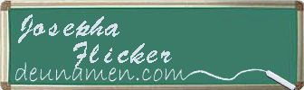 Josepha Flicker Visitenkarte